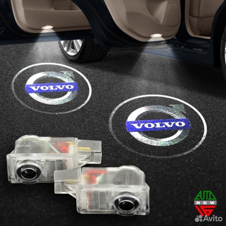 Штатная подсветка дверей Вольво V60 - Volvo V60 (2