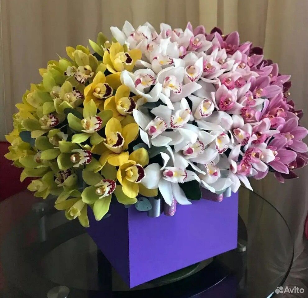 Орхидеи букеты цветы и доставка купить на Зозу.ру - фотография № 3