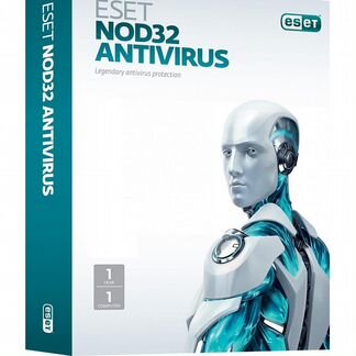 Антивирус eset NOD32 2019 1 пк /1 год