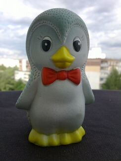 Резиновая игрушка пингвин - СССР
