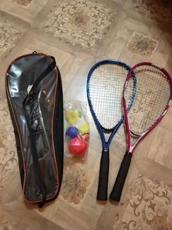 Теннисная сумка + ракетки