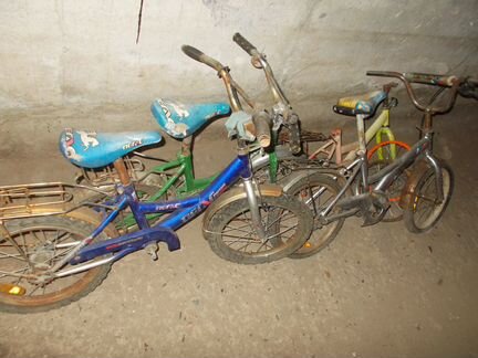 Детские велосипеды под восстановление