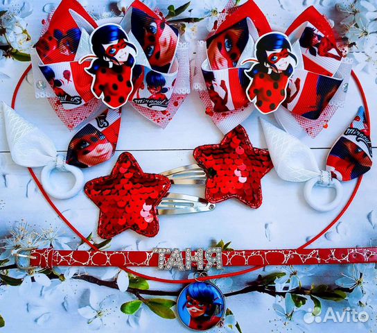 Подарочный набор аксессуаров для волос Леди Баг