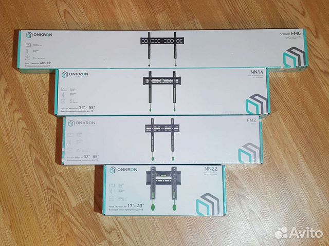 Кронштейны для телевизоров от 17