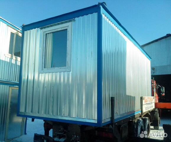 Аренда бу блок-контейнера (вагон-бытовка теплая)