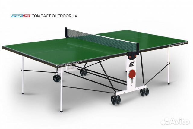 Теннисный стол Compact Outdoor LX green - любитель