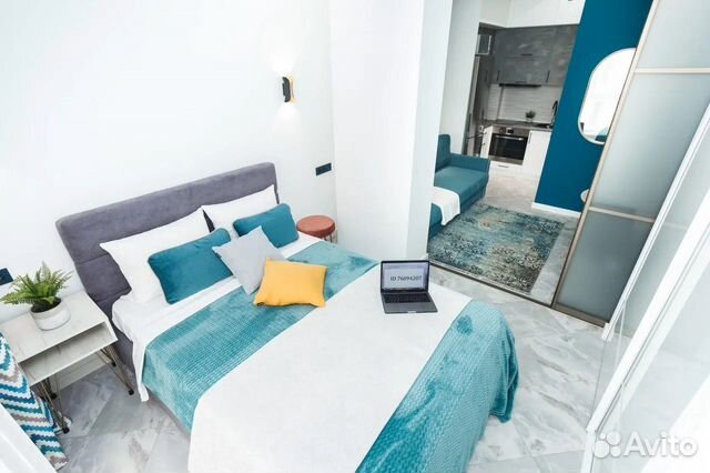 

1-к. квартира, 30 м², 2 кровати