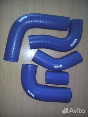 Патрубок радиат. силикон /Г-3302 дв. 405/ (5 шт) Е