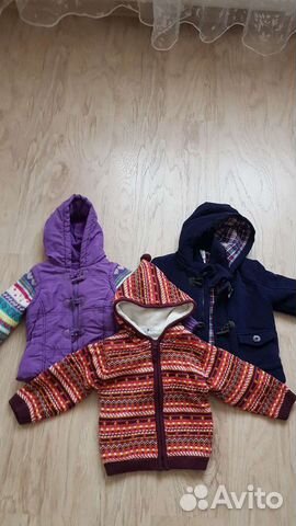 Вещи пакетом на девочку 80-86