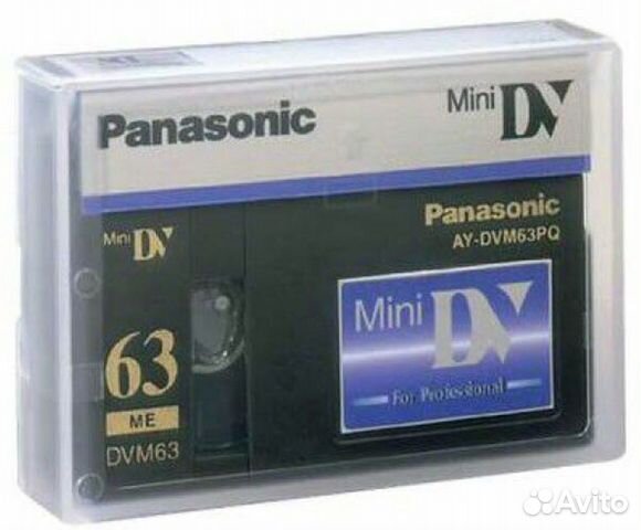 Видеокассеты Panasonic miniDV AY-DVM63PQ