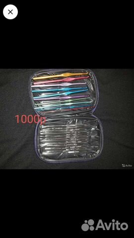 Наборы крючков и спиц для вяз