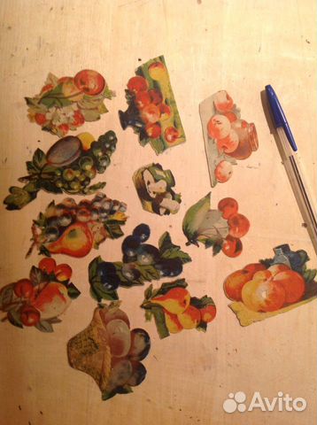 Наклейки старинные