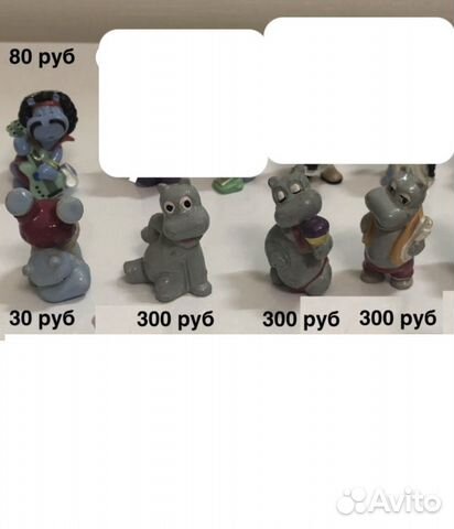 Игрушки киндер единички для коллекции