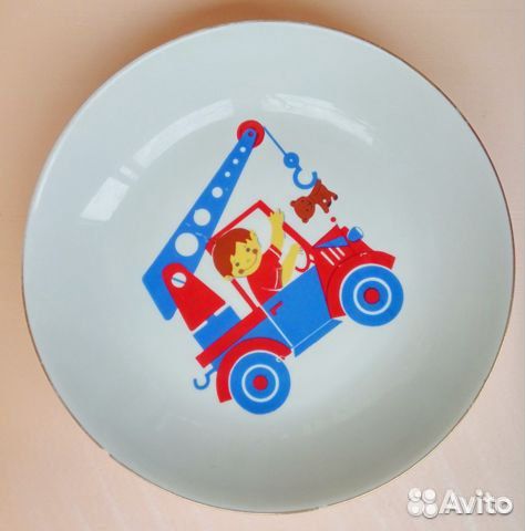 Фарфор Кольдиц, гдр, детская тарелка