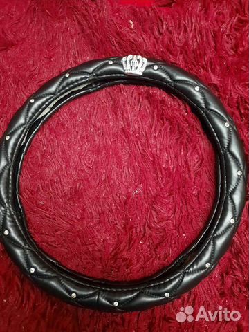 Оплетка на руль со стразами