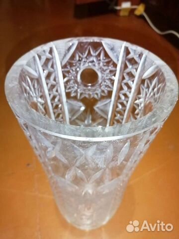 Ваза хрустальная