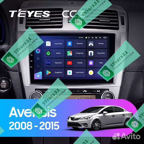 Магнитола Teyes CC3 Toyota Avensis 2008- 2015