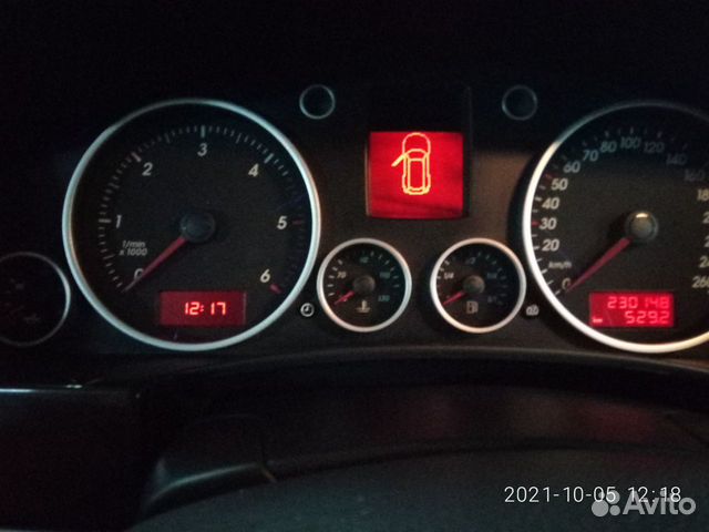 Щиток приборов на Volkswagen