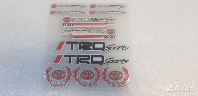 Наклейка TRD (стикер ) версия 3