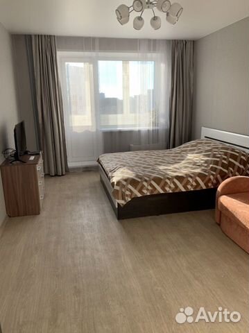 

1-к. квартира, 38,5 м², 2 кровати
