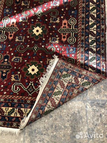 Ковер ручной работы старинный после химчистки