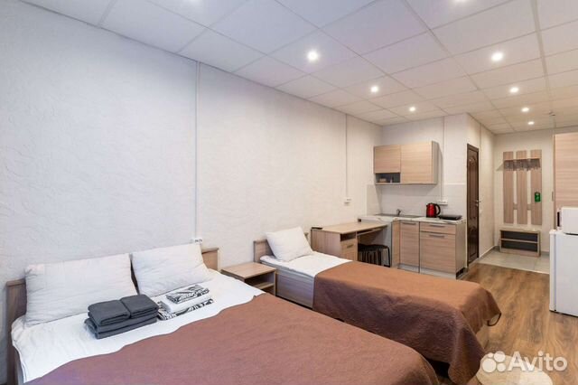 

Квартира-студия, 22 м², 2 кровати