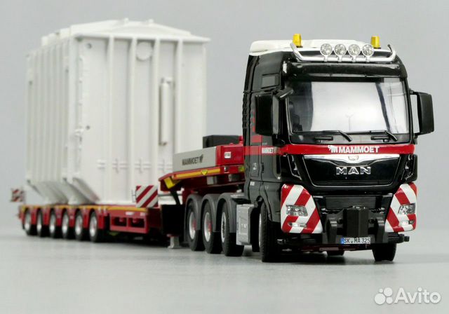 1/50 MAN TGX XXL Mammoet трал низкорамник WSI