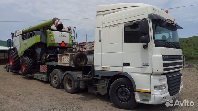 Перевозка негабаритных грузов, трал низкорамный