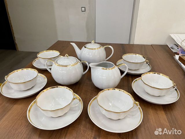 Чайный сервиз Дулево СССР 1963 г