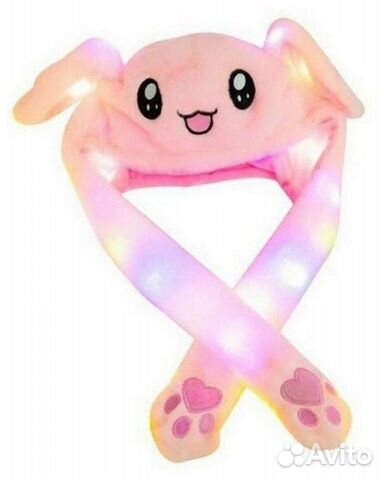 Шапка c ушками в ассортименте