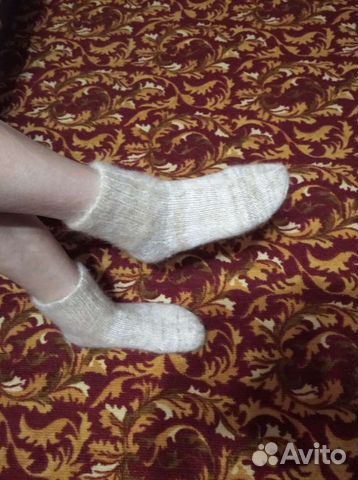 Женские носки из собачьей шерсти