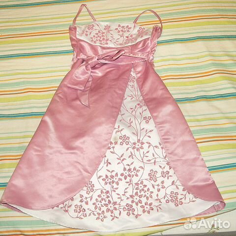 Атласное платье на лямочках нежно фиолетовое шарфи