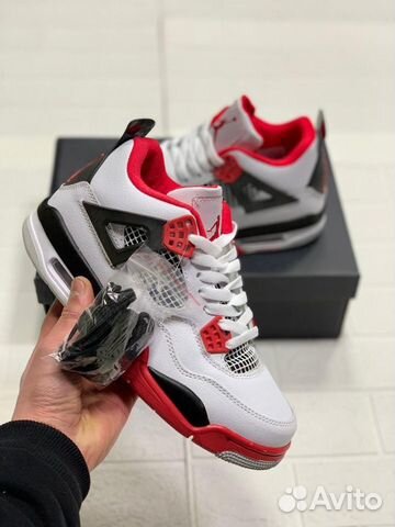 Кроссовки Nike air Jordan 4 red