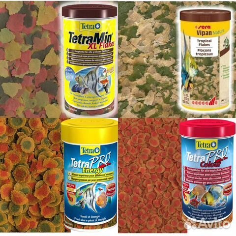 Фирменные Корма для рыб, на вес. Tetra, Sera, JBL