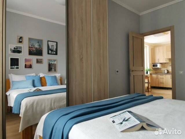 

2-к. квартира, 40 м², 2 кровати