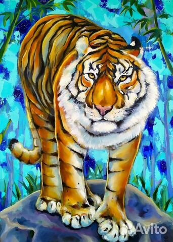 Картина тигр