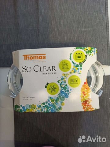 Кастрюля-Утятница. Стекло. Новая. 3л. Thomas