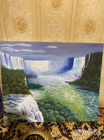 Картина маслом на холсте большая