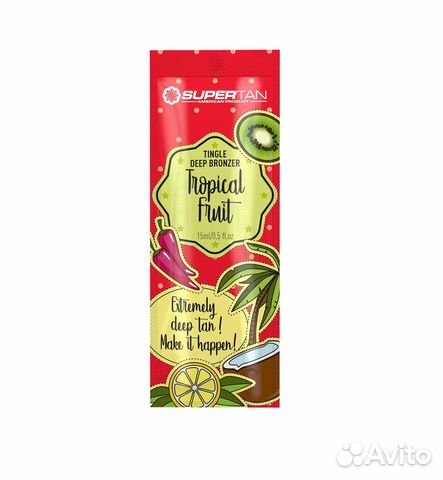 Supertan tropical fruits крем для загара