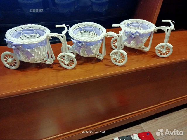 Кашпо велосипед