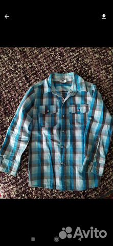 Рубашка для мальчика размер 128-134