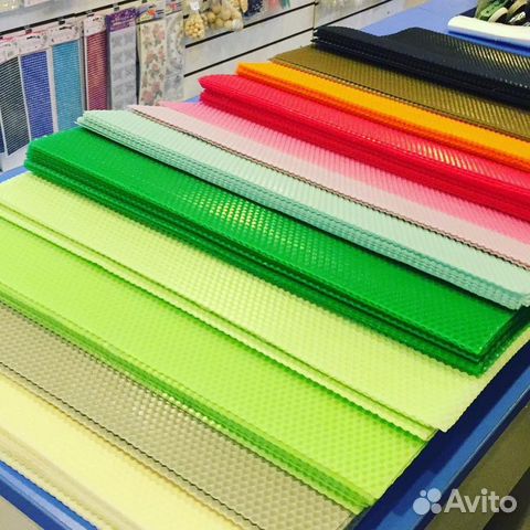 Вощина цветная для свечей