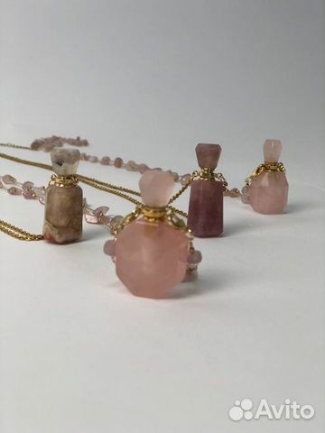 Кулон из натурального камня с плазмой Кеше