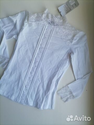 Блузка новая для школы девочка 152