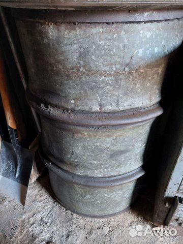 Бочка оцинкованная