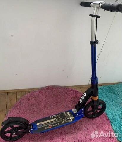 Самокат взрослый с большими колесами