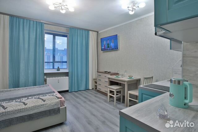 

Квартира-студия, 25 м², 1 кровать