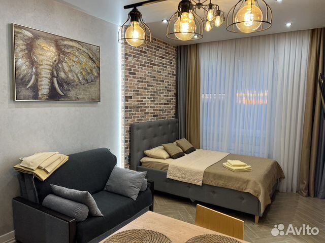 

Квартира-студия, 26 м², 2 кровати