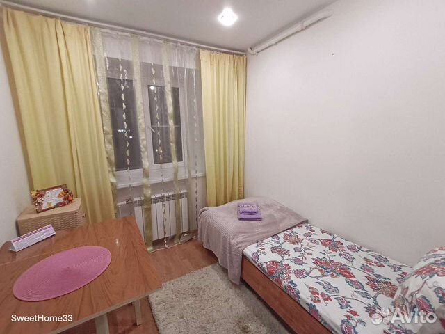

Квартира-студия, 10 м², 1 кровать