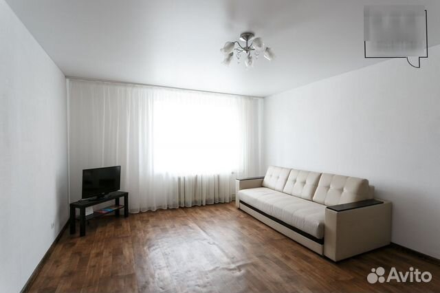 

1-к. квартира, 40 м², 2 кровати